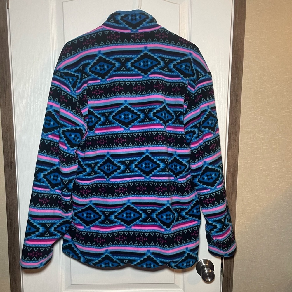 Chubbies Weekend Pullover Jacket Medium Aztec Fle… - image 3